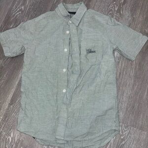 Vans youth Short Sleeve button up